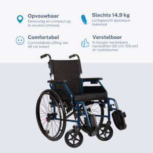 Lichtgewicht opvouwbare rolstoel Lichtgewicht opvouwbare rolstoel