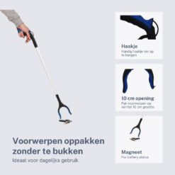 Homecare Pro Grijper met Magneet – Grijpstok voor Ouderen en Invaliden – 82 cm - Afbeelding 3