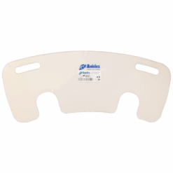 Gebogen transferplank van polypropyleen - 80 cm