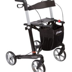 Rollator Gepard Zwart - (Carbon) Ultra lichtgewicht - <span class="product-subtitle"> - Standaard rollator met standaard wielen</span>