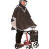 Regen poncho voor rollator gebruikers