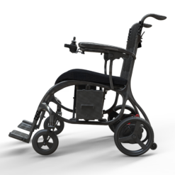 Lichtgewicht opvouwbare elektrische rolstoel - 12,5 kg - Carbon - Afbeelding 10