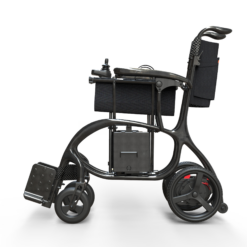 Lichtgewicht opvouwbare elektrische rolstoel - 12,5 kg - Carbon - Afbeelding 12