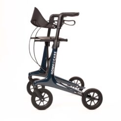 Homecare premium lichtgewicht 5,4 kg - carbon rollator - 150 kg draaggewicht - Opvouwbaar - blauw - Afbeelding 3