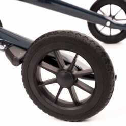 Homecare premium lichtgewicht 5,4 kg - carbon rollator - 150 kg draaggewicht - Opvouwbaar - blauw - Afbeelding 10