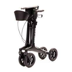 Homecare premium lichtgewicht 5,4 kg - carbon rollator - 150 kg draaggewicht - Opvouwbaar - blauw - Afbeelding 12