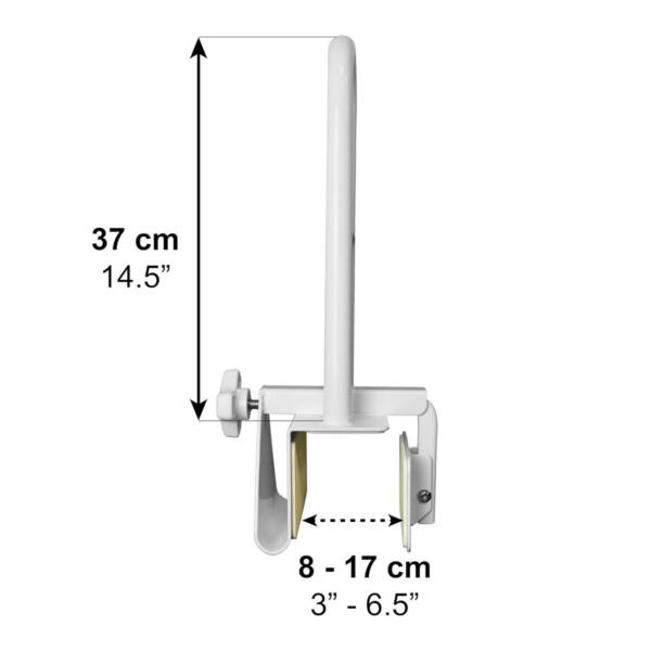Badrandbeugel van 49,5 cm hoog - tot 95 kg