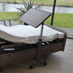 Kantelbare bedtafel op wielen (verstelbaar) - Afbeelding 3