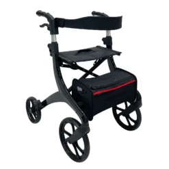 Homecare Rollator – Lichtgewicht Design <span class="product-subtitle"> - Inclusief Rugleuning en Opbergtas - Tot 136 kg</span>