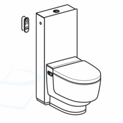 Geberit Aquaclean - Mera Classic met geïntegreerd voorbouwreservoir - Afbeelding 4