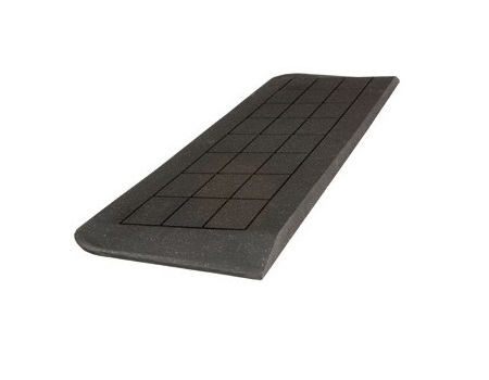 7,5x60x90 cm Drempelhulp rubber, 3 zijdig oprijdbaar