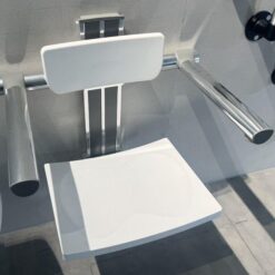 Alternative view of Luxe douchestoel voor aan de wand