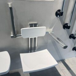 Luxe douchestoel voor aan de wand