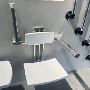 Luxe douchestoel voor aan de wand
