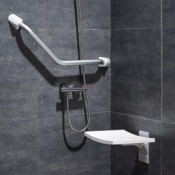 Alternative view of Wandbeugel 135 graden - aluminium
