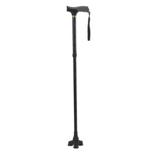 Opvouwbare wandelstok - Verstelbaar 78 t/m 88 cm (Zwart) Opvouwbare wandelstok - Verstelbaar 78 t/m 88 cm (Zwart)