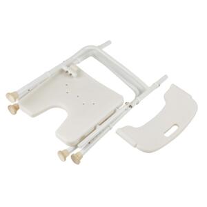 Opvouwbare douchestoel tot 136 kg - Hygiëne uitsparing en verstelbaar