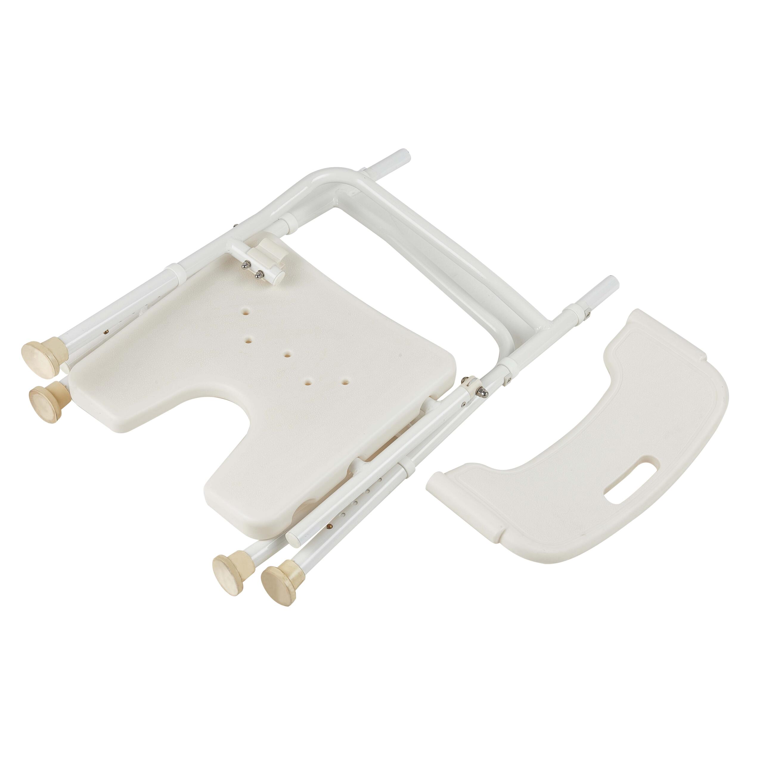 Opvouwbare douchestoel opgevouwen