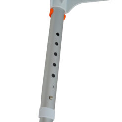 Luxe lichtgewicht douchestoel met afneembare armleuning & rugleuning - Wit - Afbeelding 3