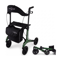 Rollator Homecare – Dubbel opvouwbaar- Groen (5,8 kg)