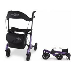 Rollator Homecare – Dubbel opvouwbaar- Paars (5,8 kg)