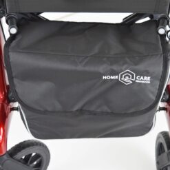 Rollator Homecare – Dubbel opvouwbaar- Rood (5,8 kg) - Afbeelding 13