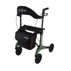 Rollator Homecare – Dubbel opvouwbaar- Groen (5,8 kg) - Afbeelding 8