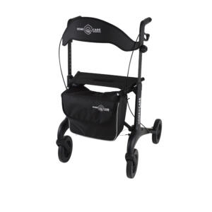 Homecare lichtgewicht Rollator van 5,8 kg – Carbon rollator tot 150 kg draaggewicht – Dubbel opvouwbaar en inclusief reistas - Zwart Homecare lichtgewicht Rollator van 5,8 kg – Carbon rollator tot 150 kg draaggewicht – Dubbel opvouwbaar en inclusief reistas - Zwart