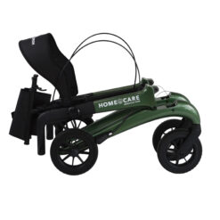 Rollator Homecare – Dubbel opvouwbaar- Groen (5,8 kg) - Afbeelding 15