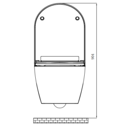 Homecare Douche WC - Comfort Plus 991 - Met brilverwarming - Afbeelding 10