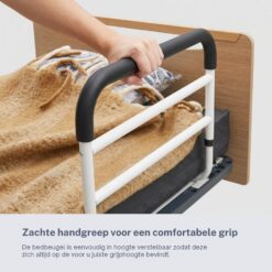 Homecare Innovation Bedbeugel met steunpoten – Bedsteun / opstahulp voor bed – In hoogte verstelbaar – Tot 136 kg - Afbeelding 8