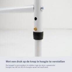 Homecare Innovation Bedbeugel met bevestigingsriem – Bedsteun / opstahulp voor bed – Montage zonder gereedschap – Tot 136 kg - Afbeelding 4