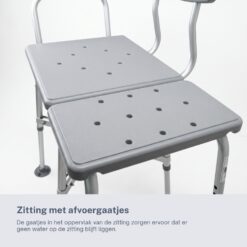 Homecare Innovation XXL Transferbank voor bad – Badtransferbank met rug- en armleuning – In hoogte verstelbaar – Tot 275 kg - Afbeelding 7