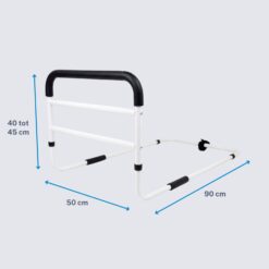 Homecare Innovation Bedbeugel met bevestigingsriem – Bedsteun / opstahulp voor bed – Montage zonder gereedschap – Tot 136 kg - Afbeelding 3