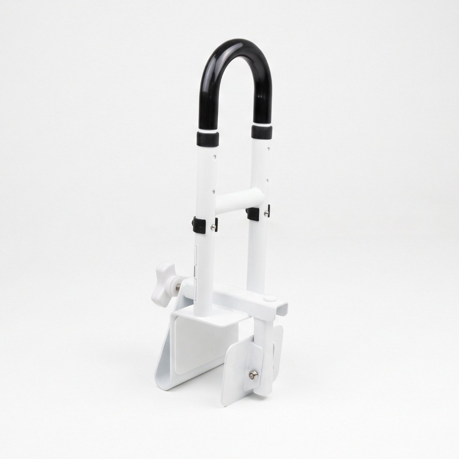 Homecare Innovation Badrandgreep – Badbeugel met klem – In hoogte verstelbaar 48-58 cm – Zachte grip – Zonder boren – Tot 136 kg