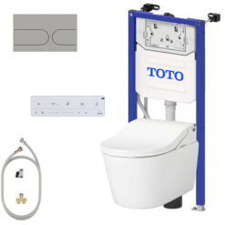TOTO RW installatieset - Complete installatieset voor de TOTO RW - inc autoflush – witte details